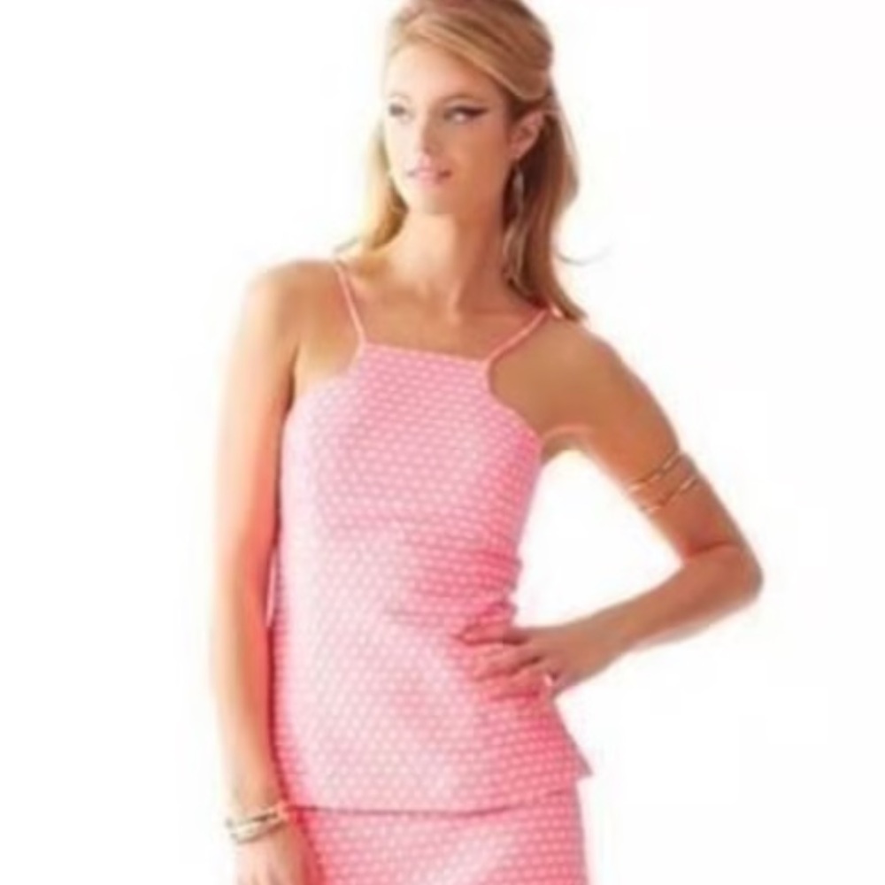 Lilly Pulitzer pink tank top, Sz 4